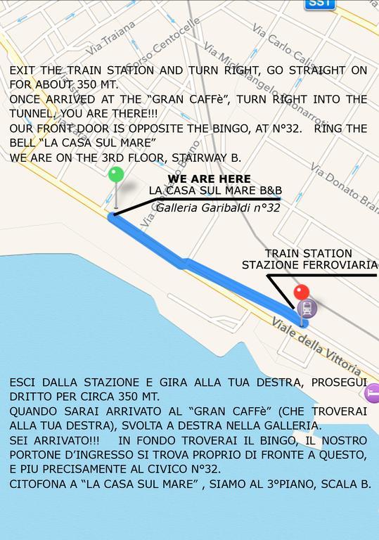 La Casa Sul Mare Bed & Breakfast Civitavecchia Ngoại thất bức ảnh