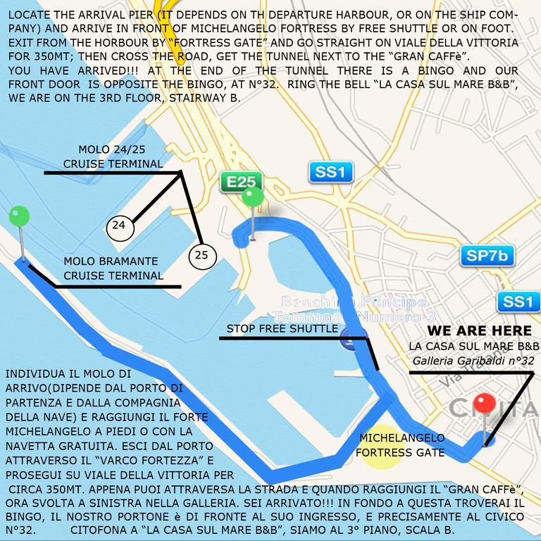 La Casa Sul Mare Bed & Breakfast Civitavecchia Ngoại thất bức ảnh